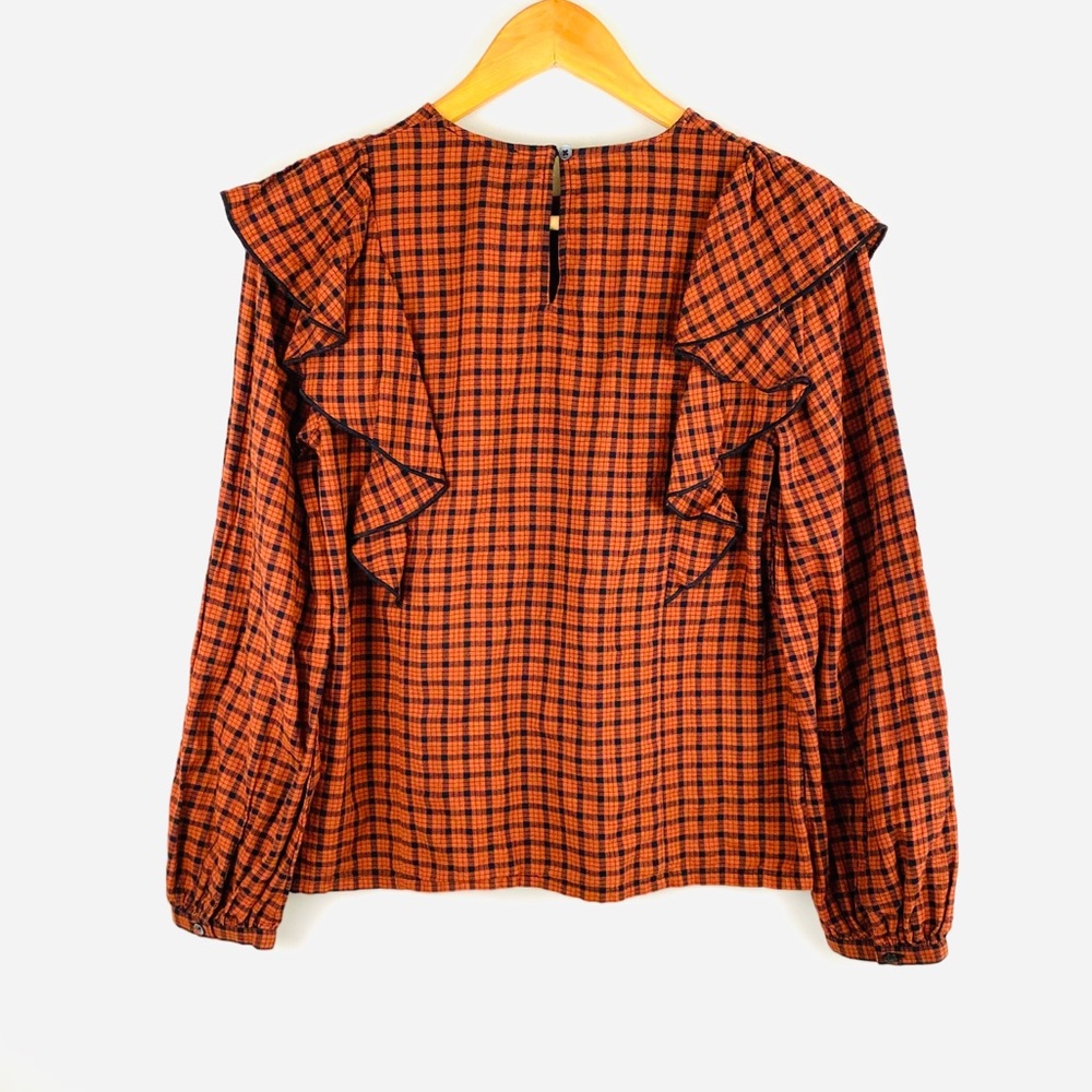 Madewell Ruffle Top - Picture 2 of 8
